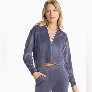 Vuori Haven Half Zip Hoodie - Azure XL
